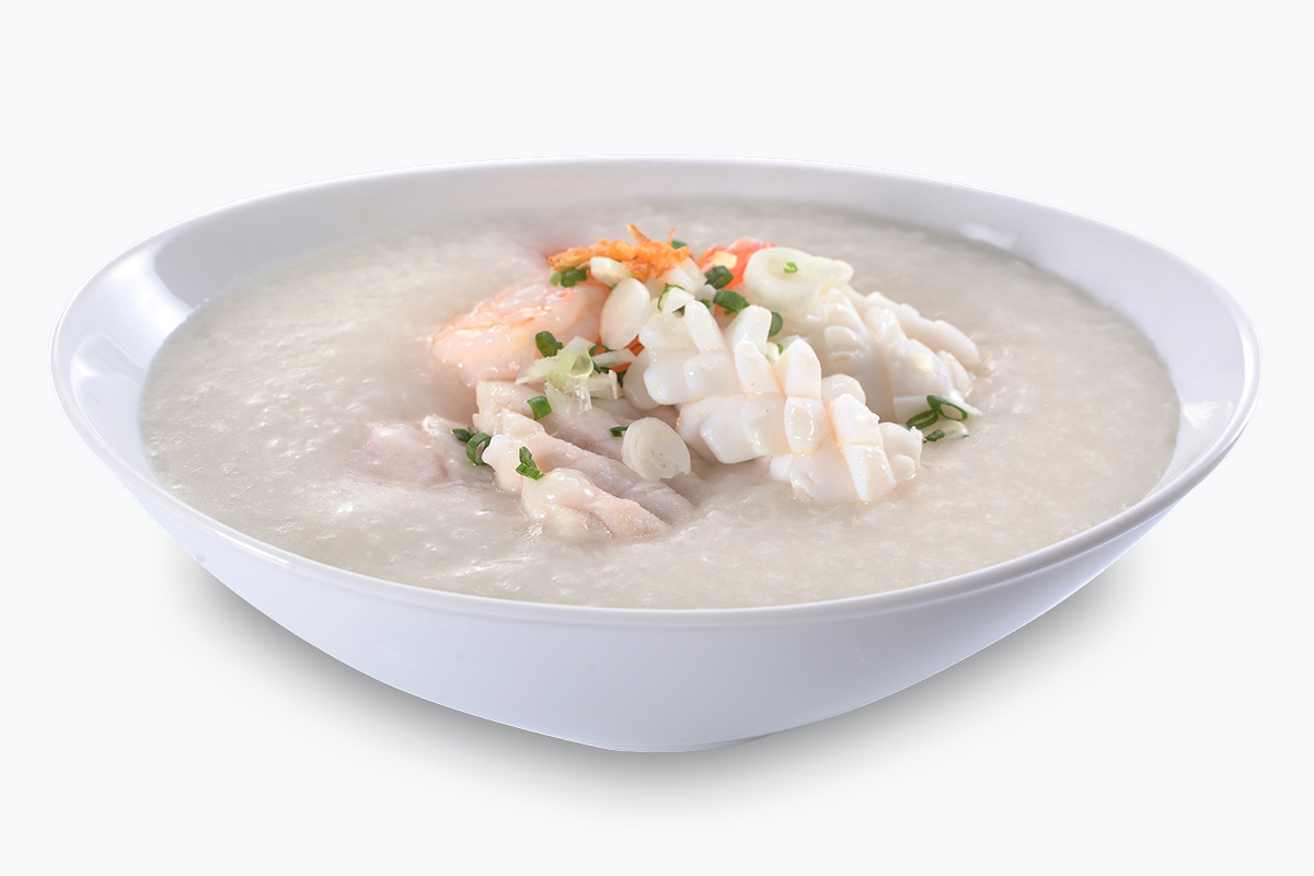 Congee with Seafood: 168 Baht